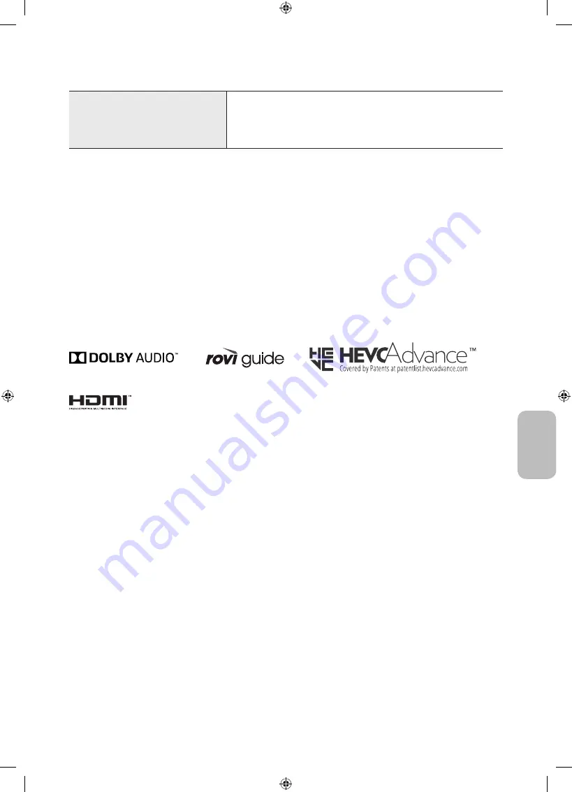 Samsung UE40NU7192 User Manual Download Page 299