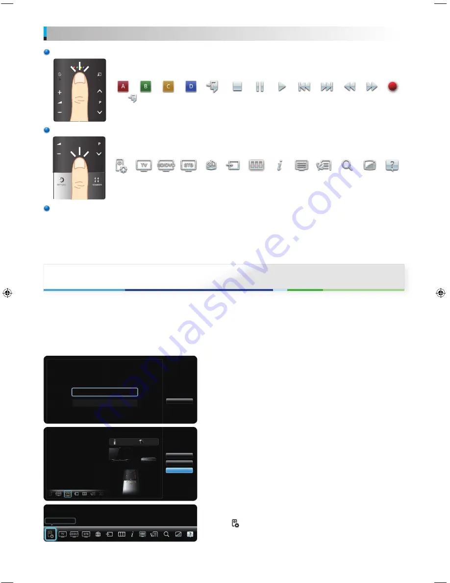 Samsung UE46ES8000S Quick Setup Manual Download Page 3