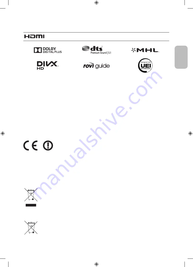 Samsung UE55H8000SL Скачать руководство пользователя страница 45