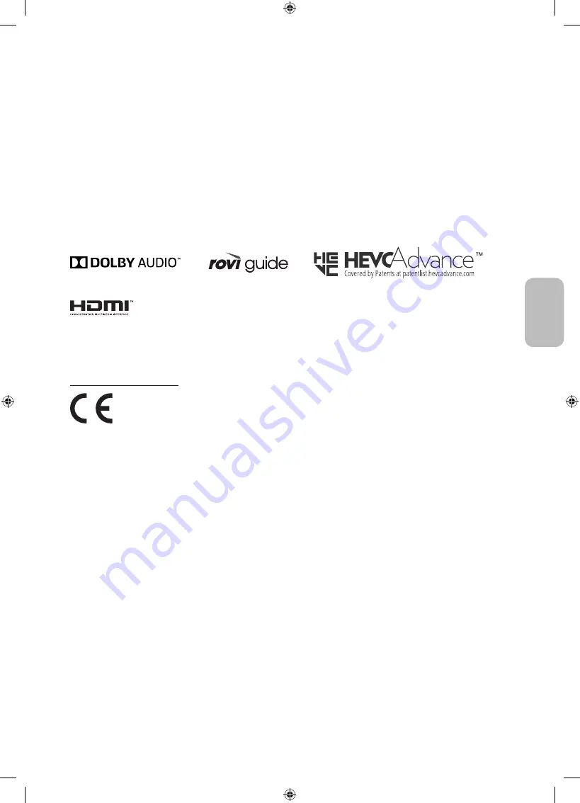 Samsung UE55NU7372 User Manual Download Page 259