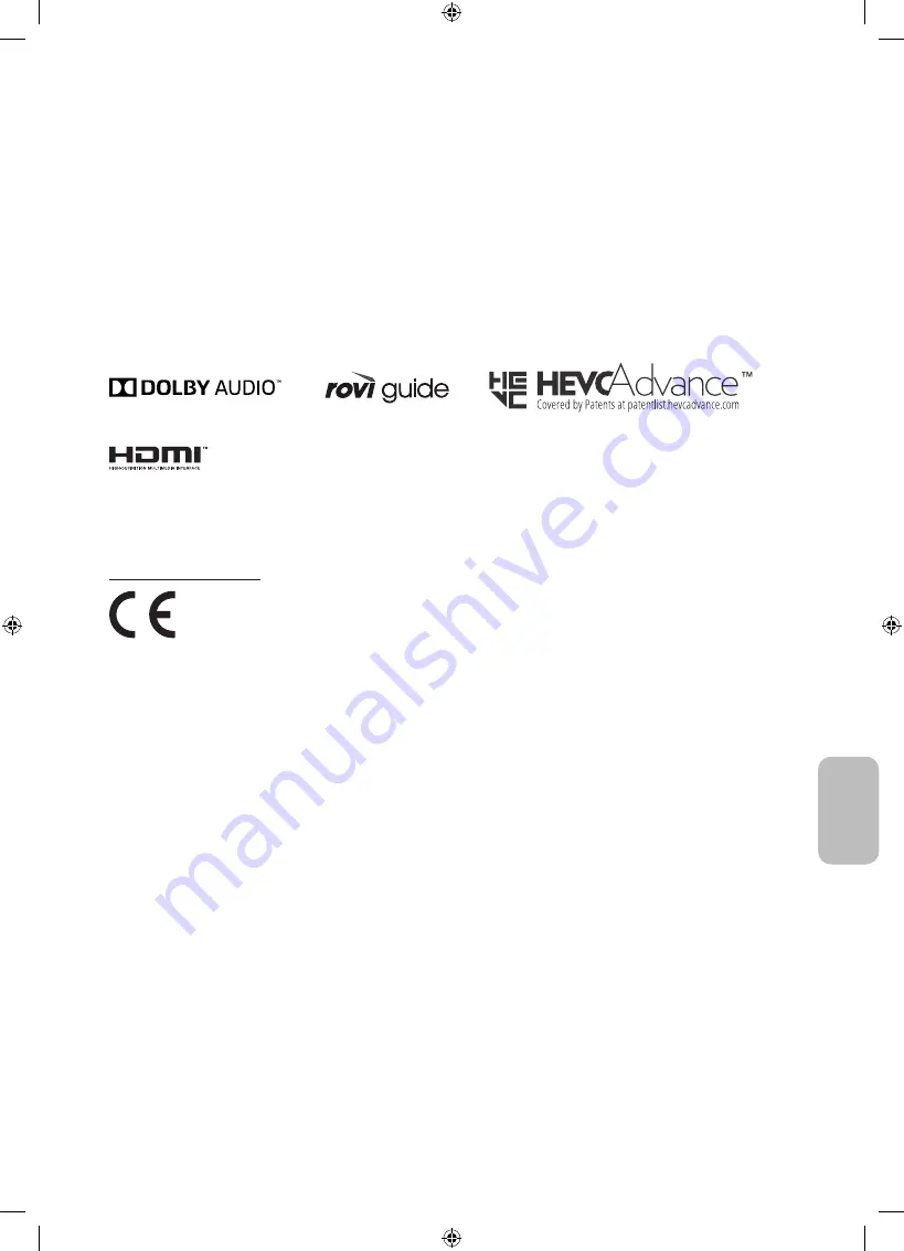 Samsung UE55NU7372 User Manual Download Page 319