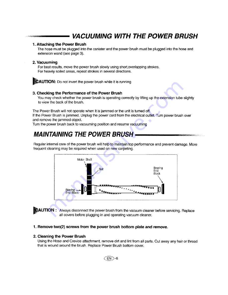 Samsung VAC-9048R Operating Instructions Manual Download Page 7