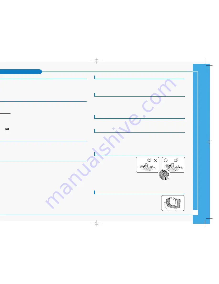 Samsung VP-D6040S(i) Owner'S Manual Download Page 3