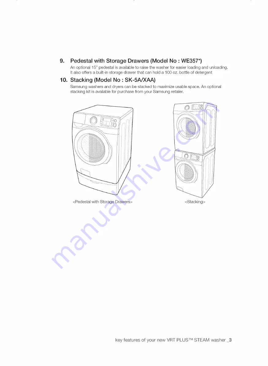 Samsung VRT PLUS WE357 Series User Manual Download Page 3