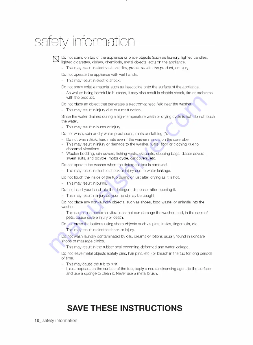 Samsung VRT PLUS WE357 Series User Manual Download Page 10