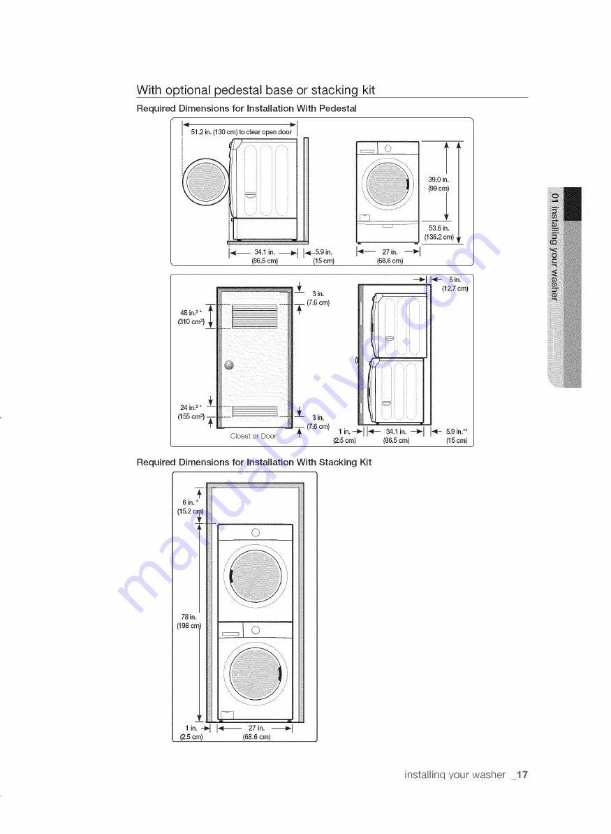 Samsung VRT PLUS WE357 Series User Manual Download Page 17