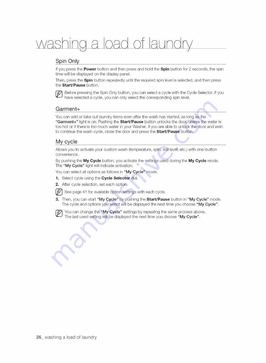 Samsung VRT PLUS WE357 Series User Manual Download Page 26