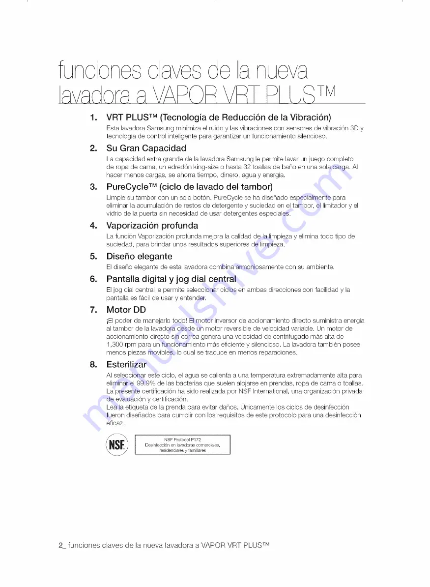 Samsung VRT PLUS WE357 Series User Manual Download Page 50