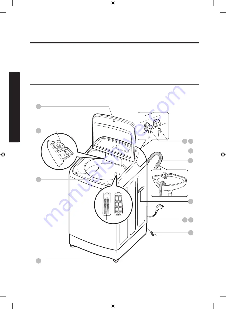 Samsung WA13T5260B Series User Manual Download Page 10