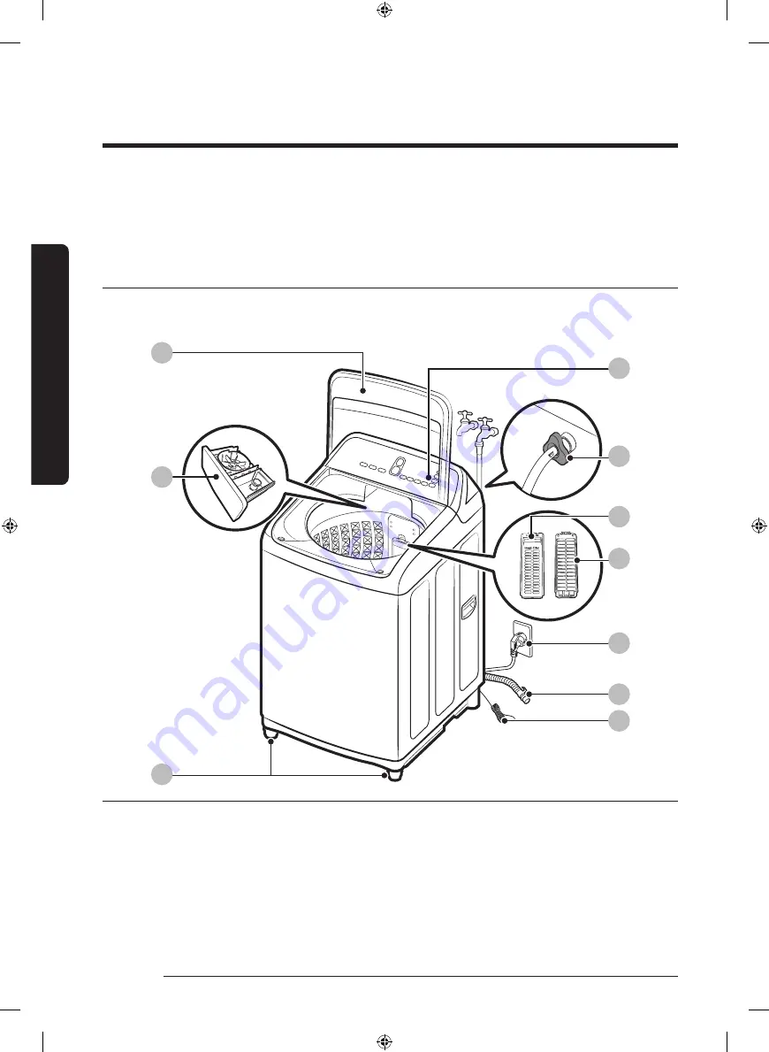 Samsung WA13T5360B Series Скачать руководство пользователя страница 10