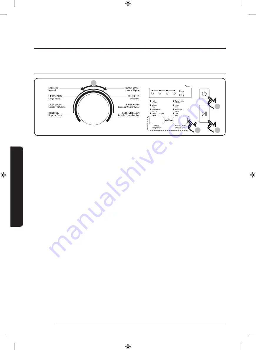 Samsung WA19T7G6DW Series Скачать руководство пользователя страница 22