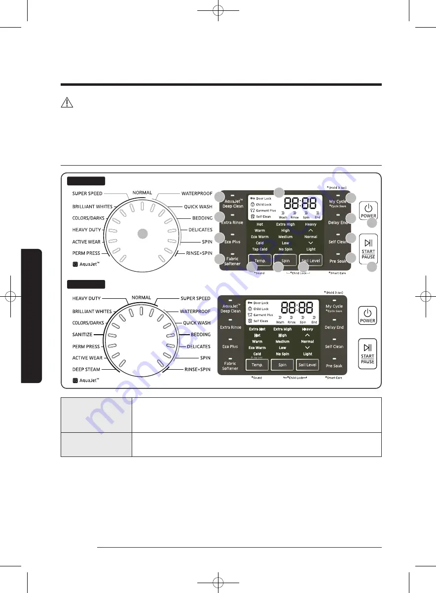 Samsung WA52J8700A Скачать руководство пользователя страница 106