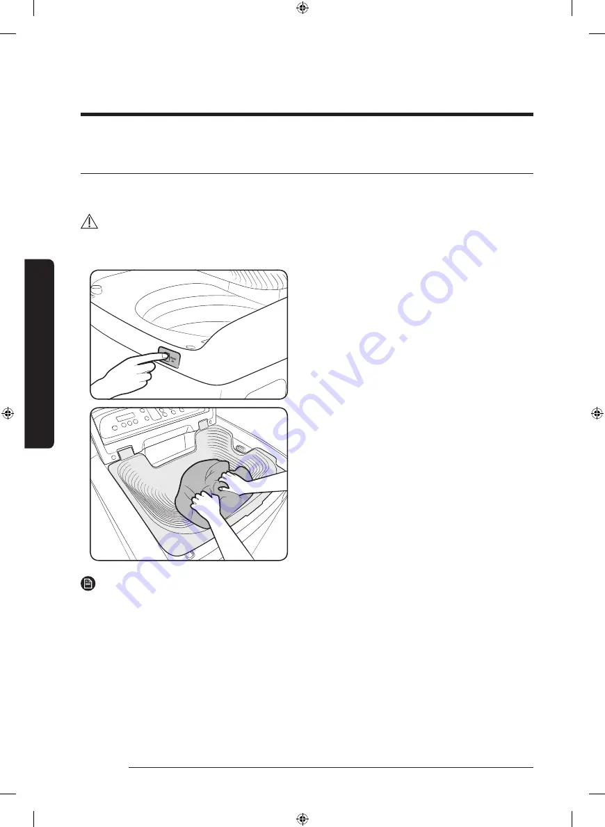 Samsung WA80J571 Series Скачать руководство пользователя страница 20