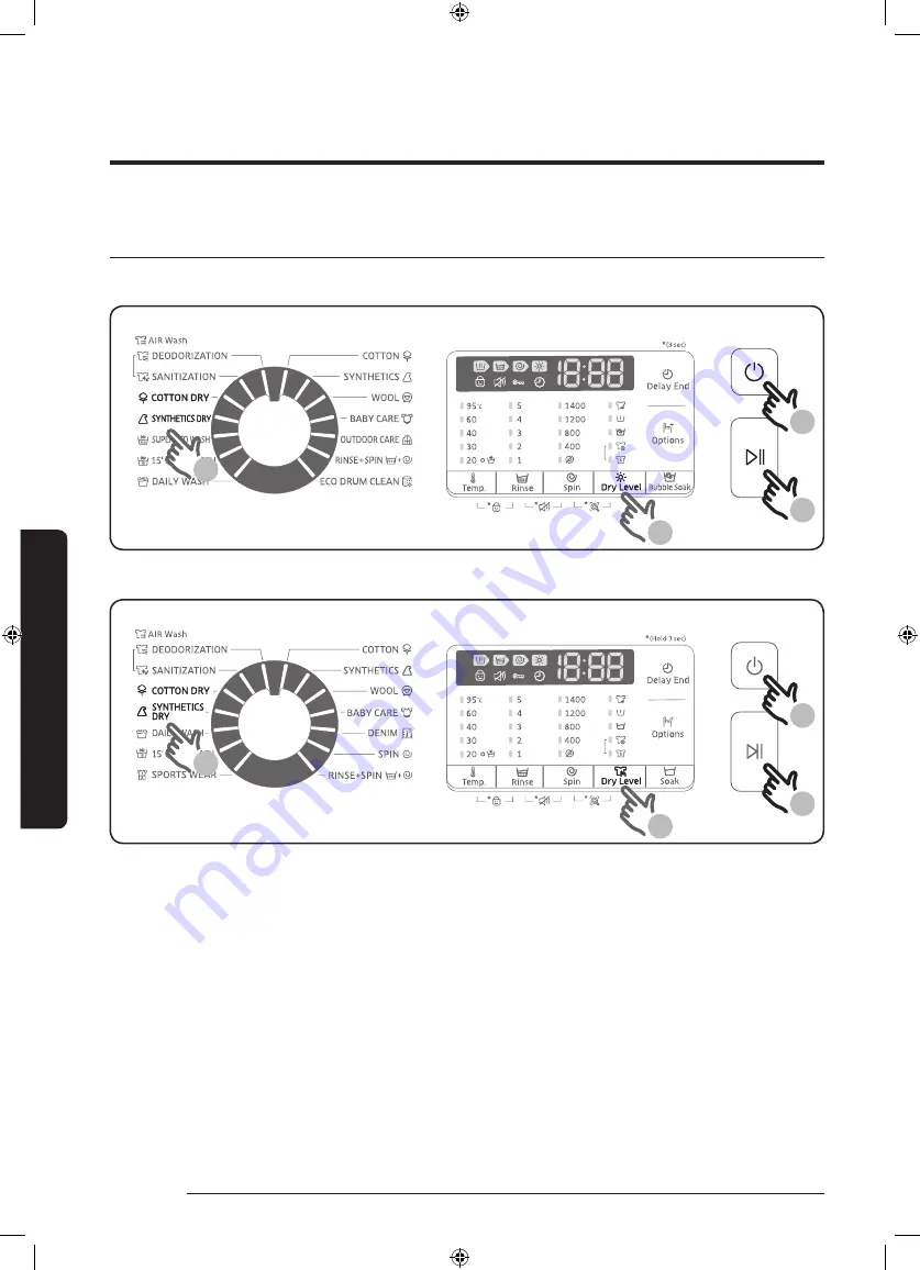 Samsung WD70J5A10AW/LE User Manual Download Page 170