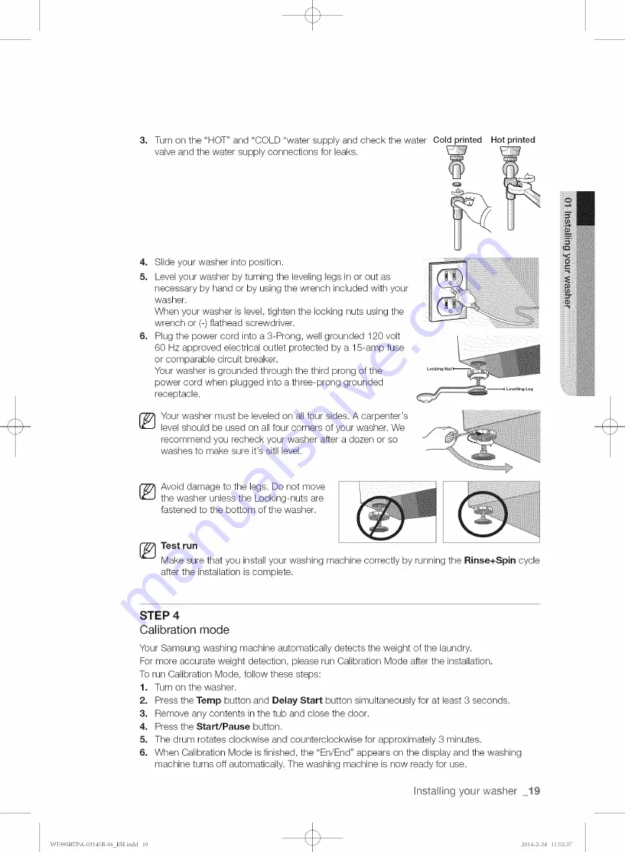 Samsung WE357 series User Manual Download Page 19