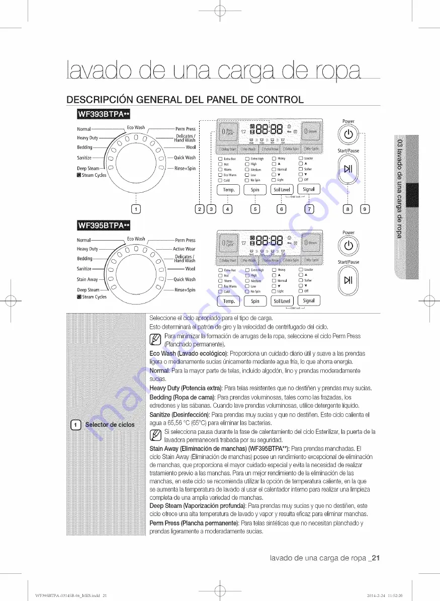 Samsung WE357 series User Manual Download Page 65