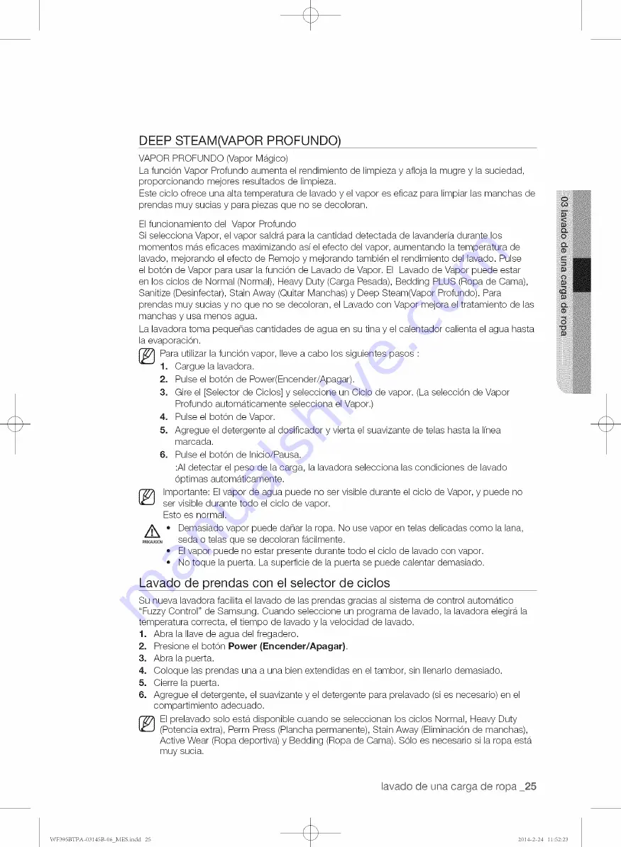 Samsung WE357 series User Manual Download Page 69