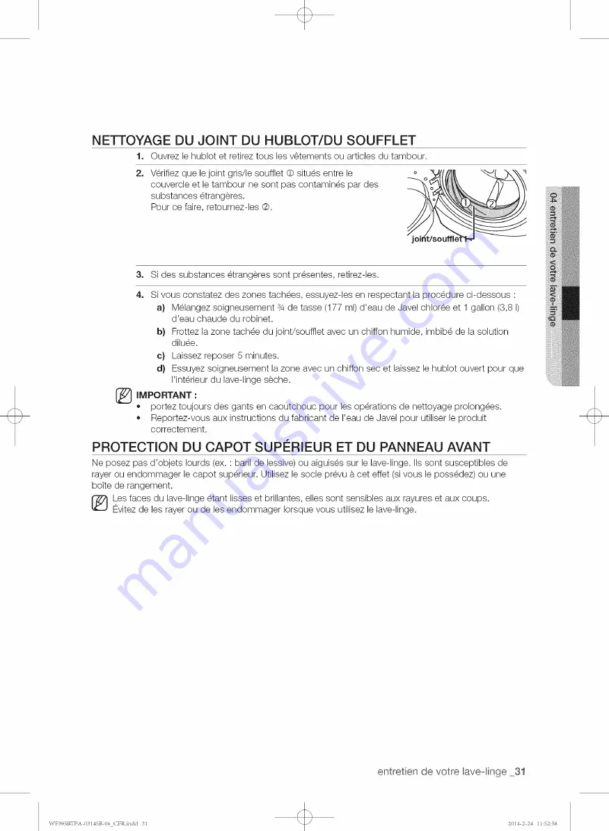 Samsung WE357 series User Manual Download Page 119