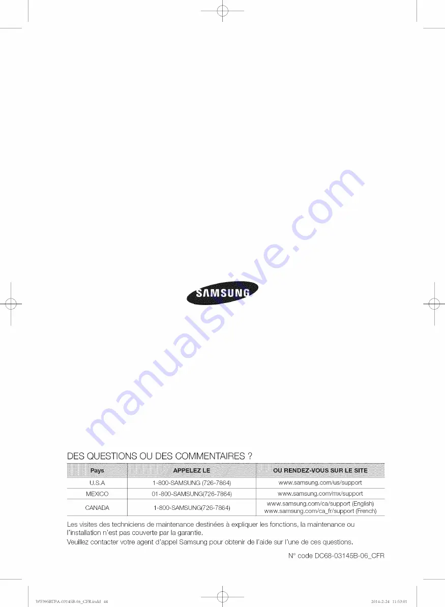 Samsung WE357 series Скачать руководство пользователя страница 132