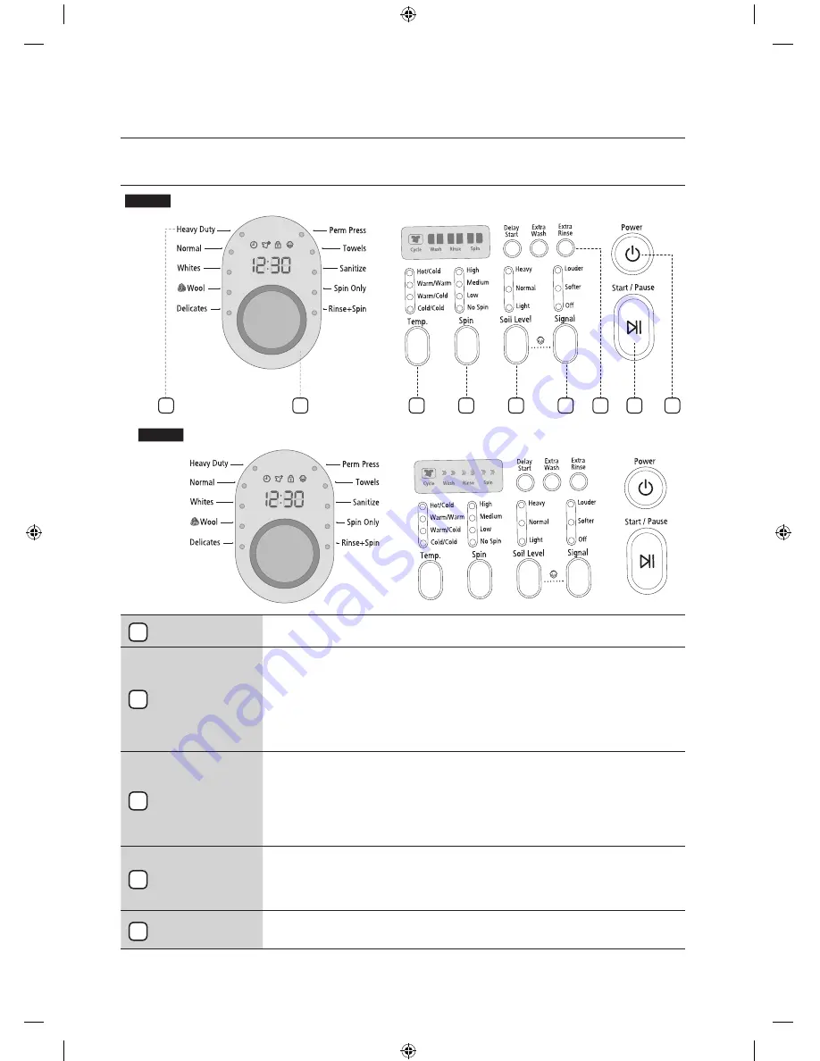 Samsung WE357A7W User Manual Download Page 12