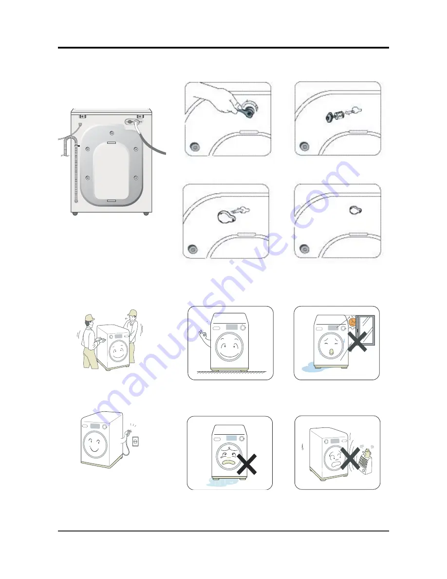 Samsung WF-R1061/YLP Service Manual Download Page 5