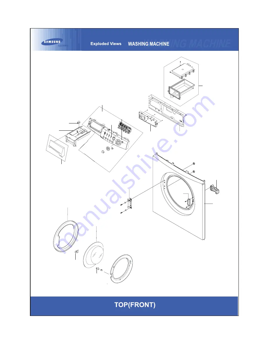 Samsung WF-R1061/YLP Service Manual Download Page 43