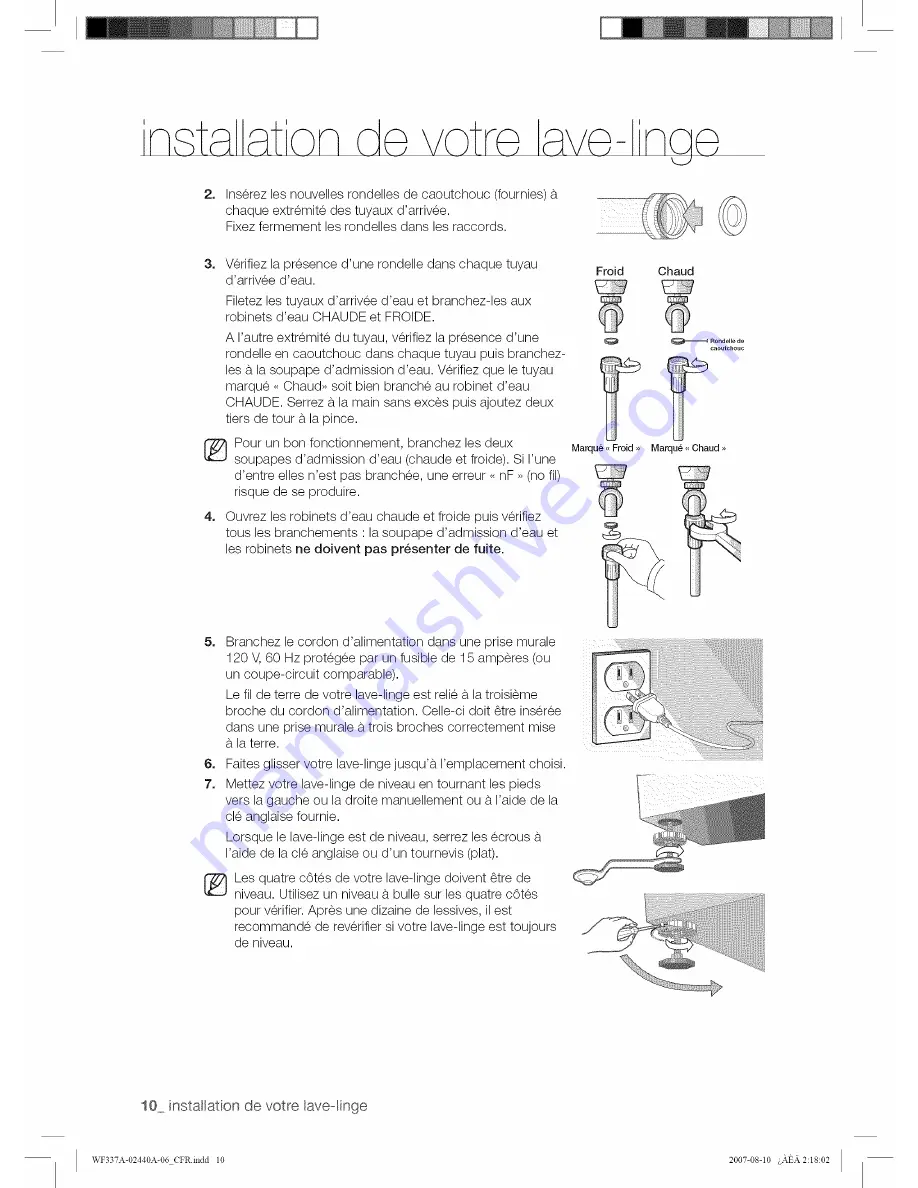 Samsung WF328AAW/XAA-0000 User Manual Download Page 38