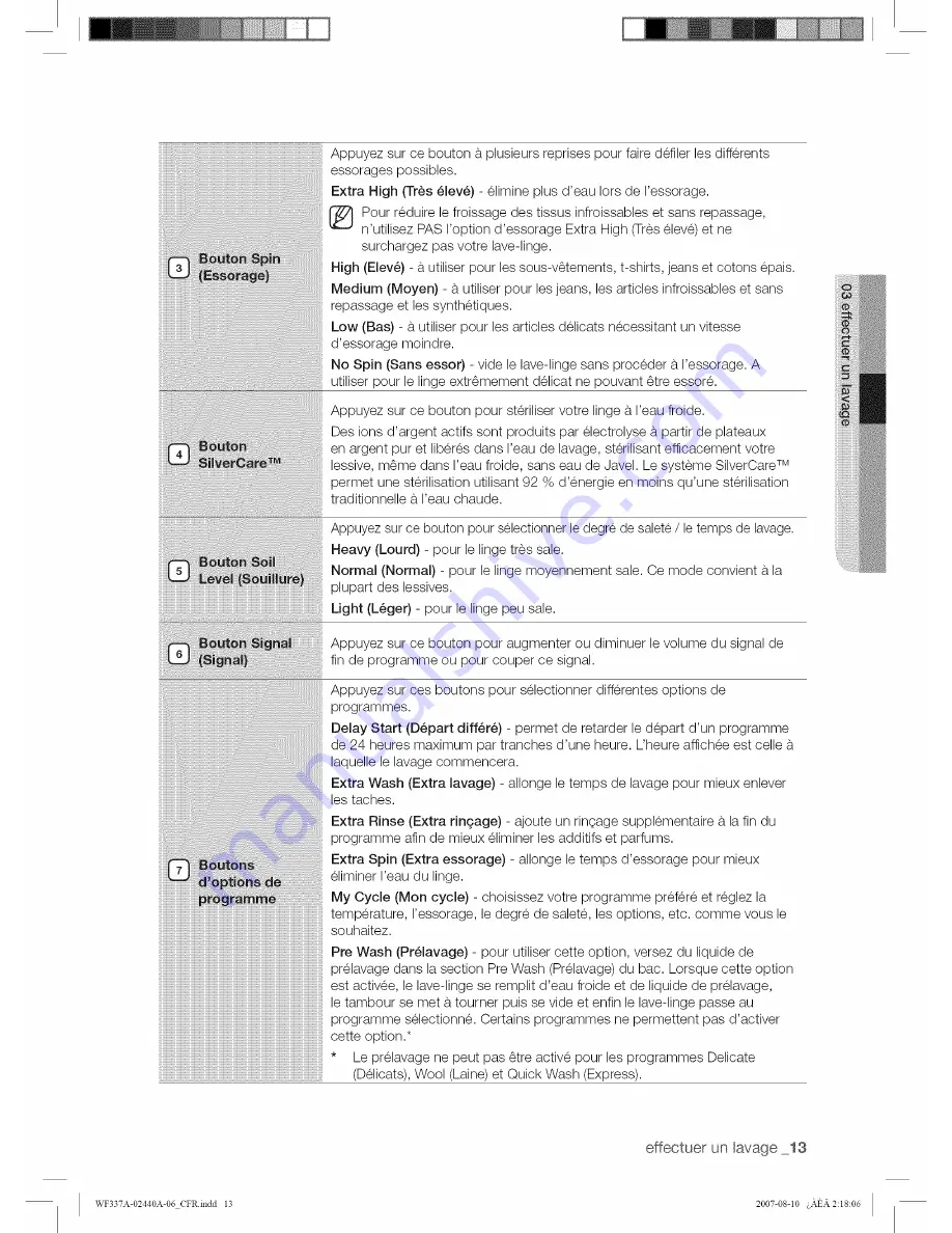 Samsung WF328AAW/XAA-0000 User Manual Download Page 41