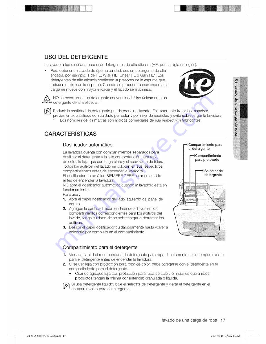 Samsung WF328AAW/XAA-0000 User Manual Download Page 75