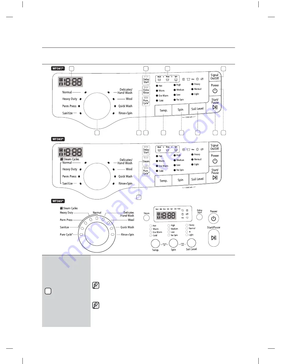 Samsung WF361BVBEWR/A2 User Manual Download Page 64