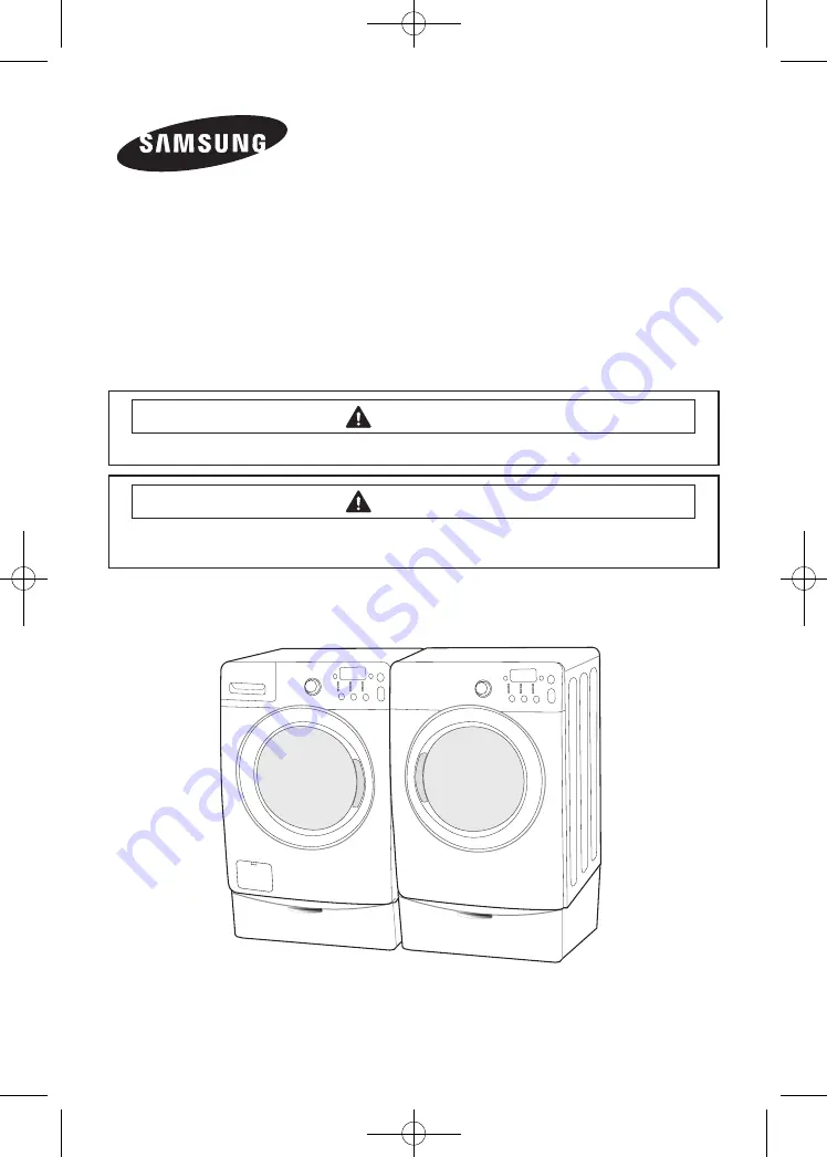 Samsung WF365 Series Technical Information Download Page 1