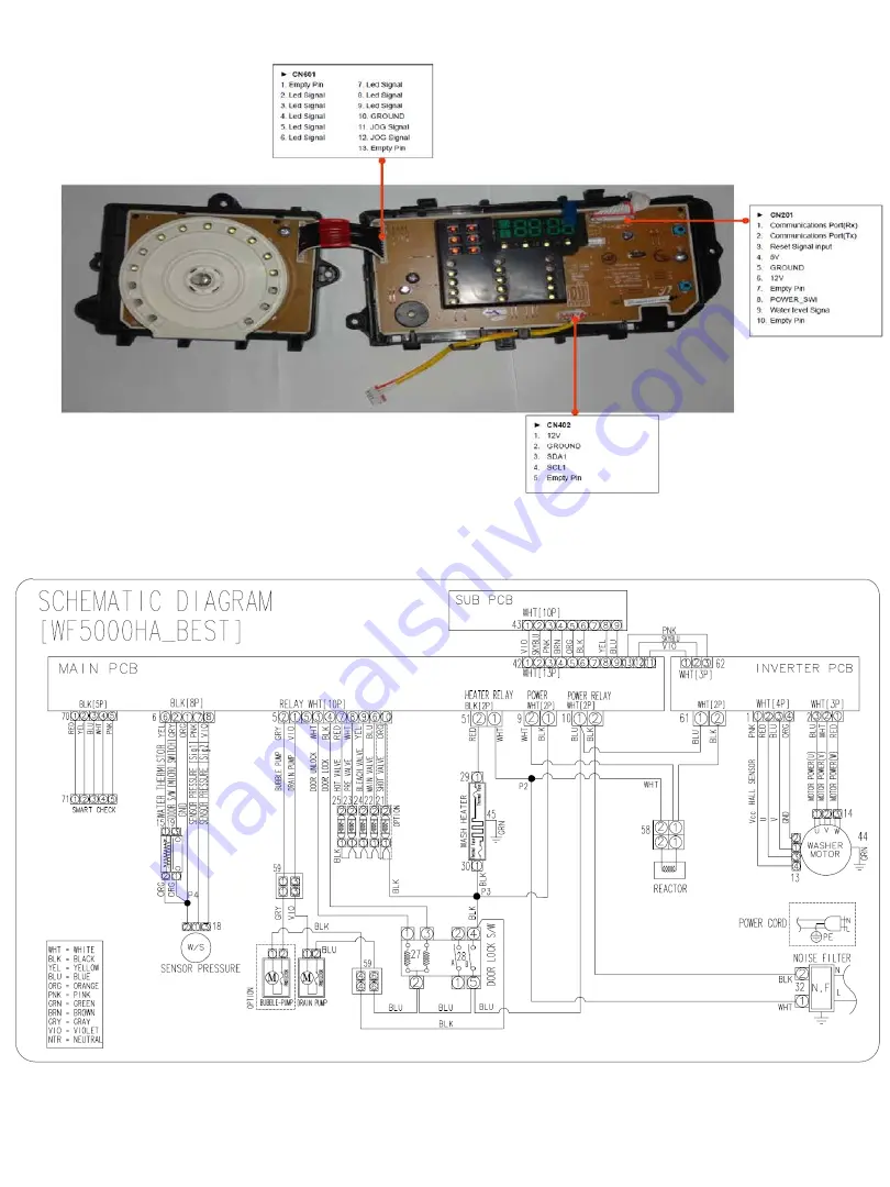 Samsung WF42H5600 Troubleshooting Manual Download Page 8