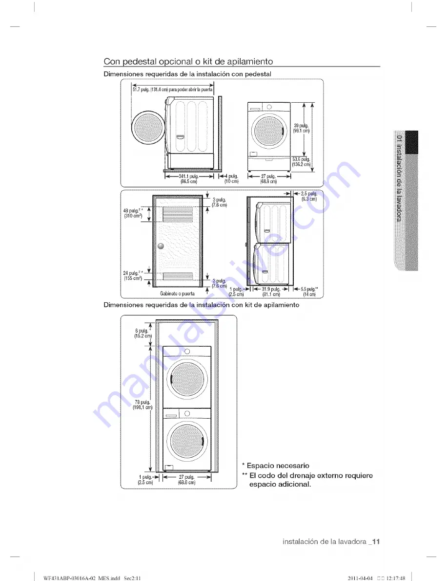 Samsung WF431ABF/XAA User Manual Download Page 47