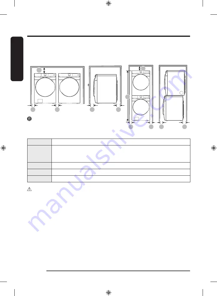 Samsung WF50BG83 A Series User Manual Download Page 22