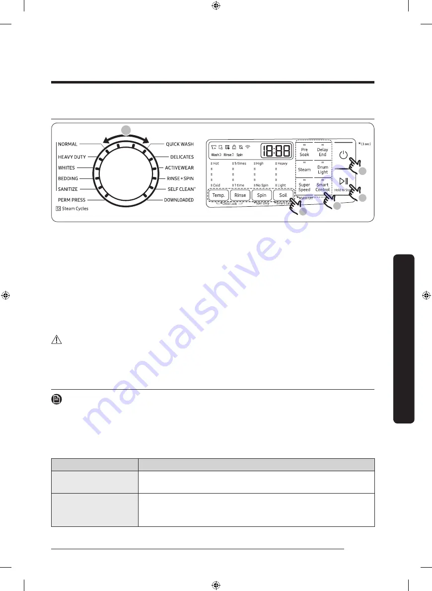 Samsung WF50R8500AW/US User Manual Download Page 37