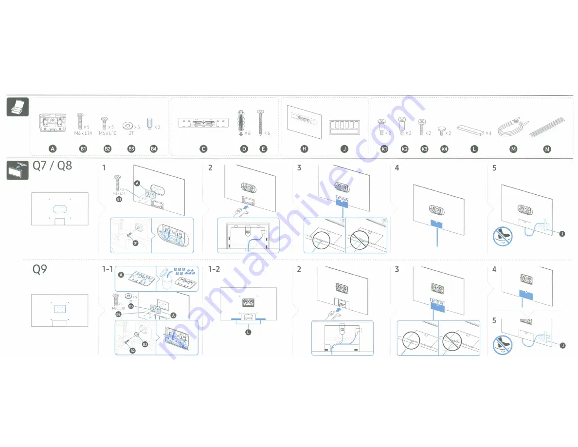 Samsung WMN-M20E Cautions When Installing Download Page 12