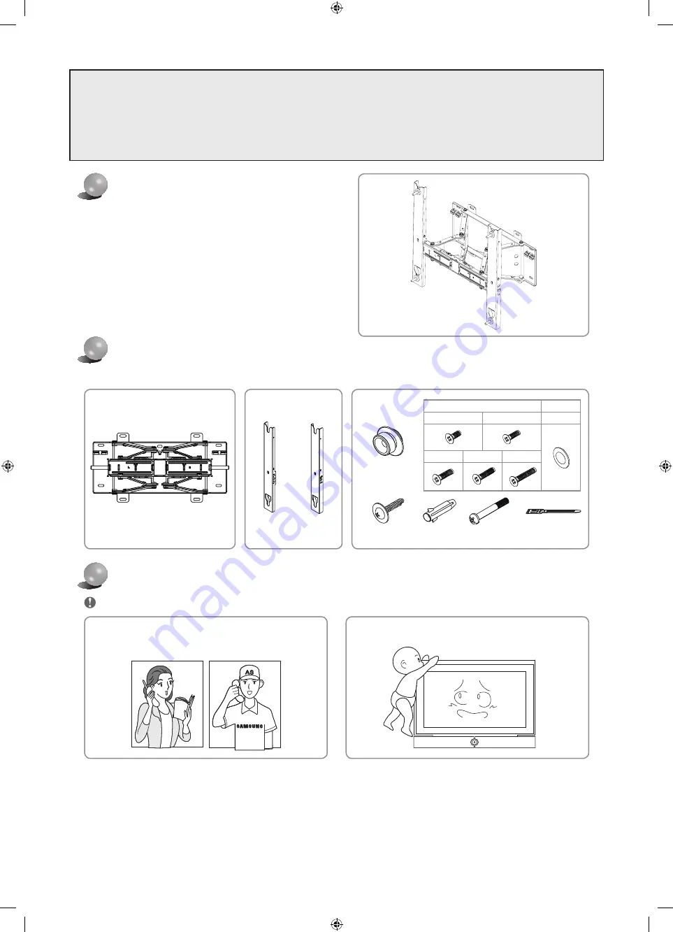 Samsung WMN4277SK Installation Manual Download Page 1