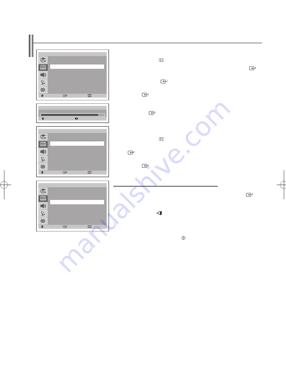 Samsung WS32Z40 Owner'S Instructions Manual Download Page 16