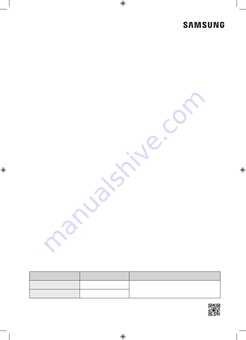 Samsung WW70M6 Series User Manual Download Page 68