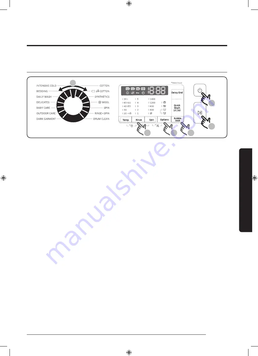 Samsung WW85J5 Series User Manual Download Page 31