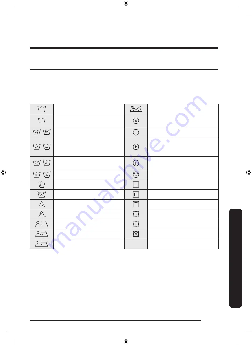 Samsung WW9 Series User Manual Download Page 61