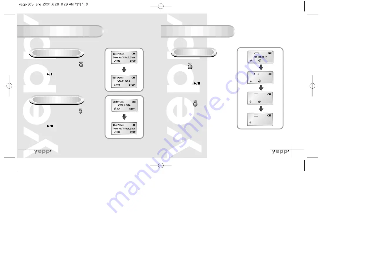 Samsung Yepp YP-300S User Manual Download Page 6