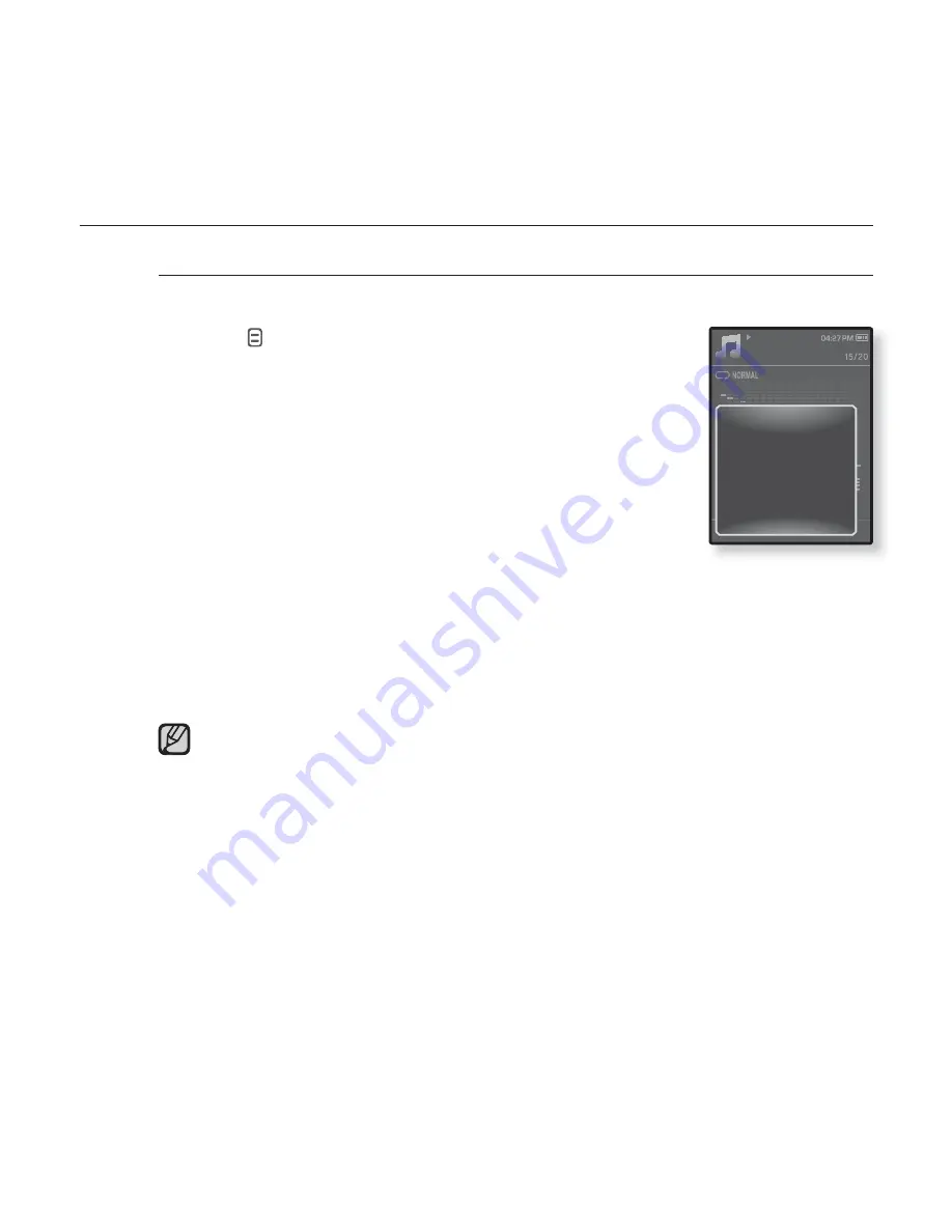 Samsung YP-Q1JEB - 16 GB Digital Player User Manual Download Page 43