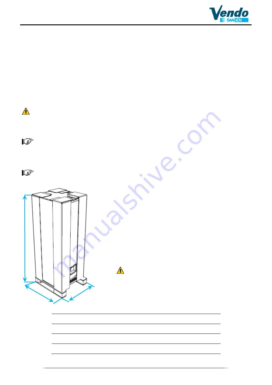 SandenVendo SVE C36-XS User And Maintenance Manual Download Page 20