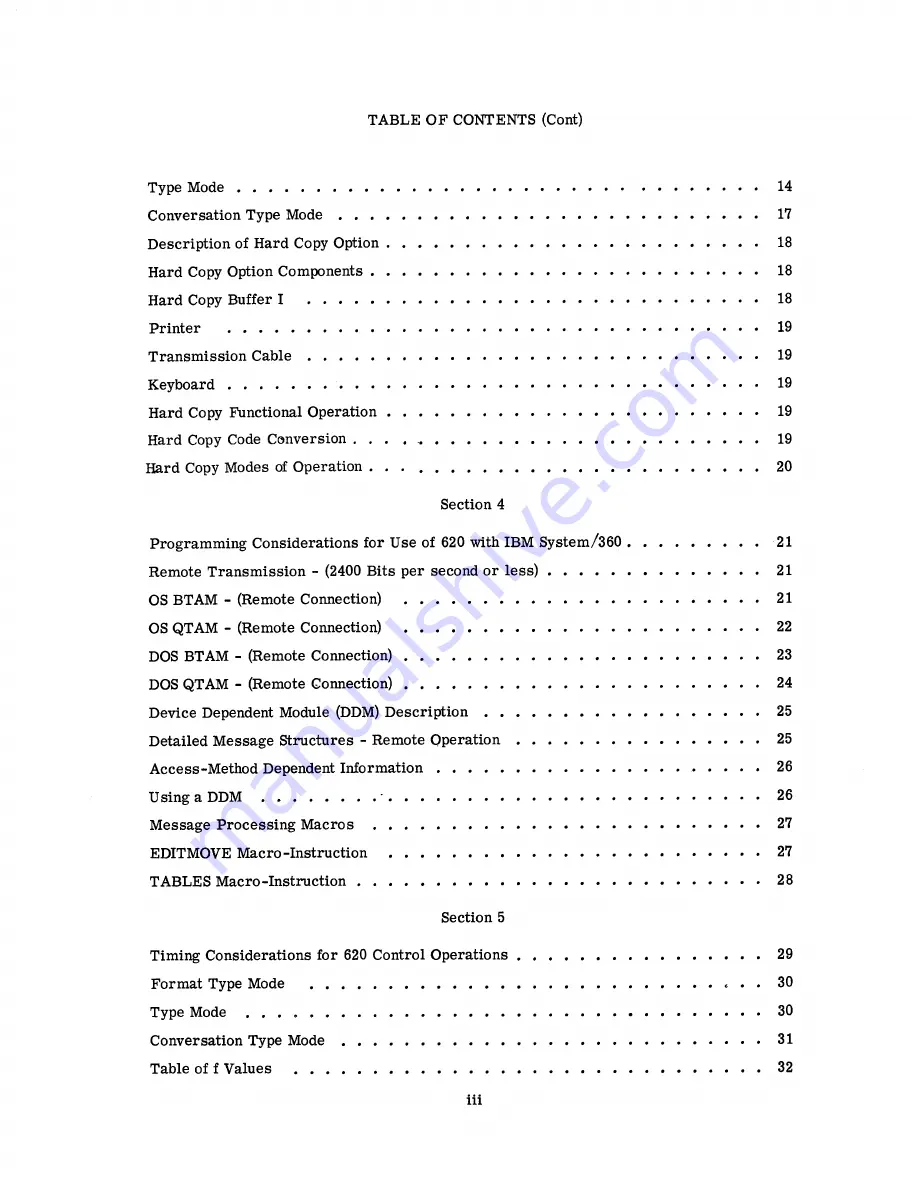 Sanders Associates Sanders 620 Manual Download Page 6