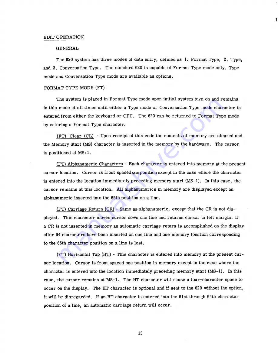 Sanders Associates Sanders 620 Manual Download Page 21