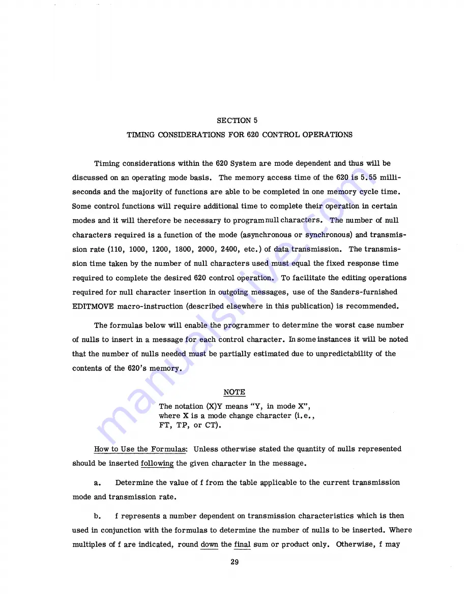 Sanders Associates Sanders 620 Manual Download Page 37