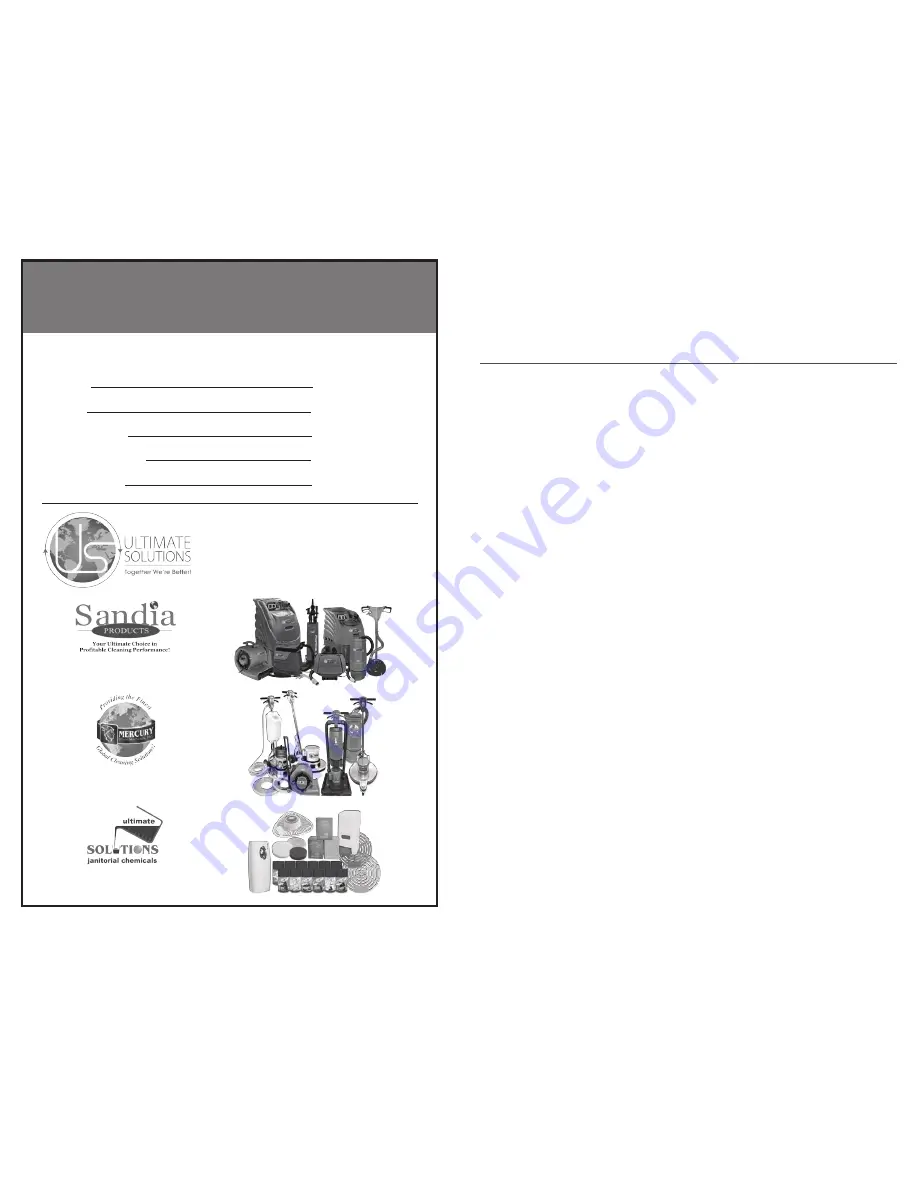 Sandia 80-2500 Safety, Operation And Maintenance Manual With Parts List Download Page 3