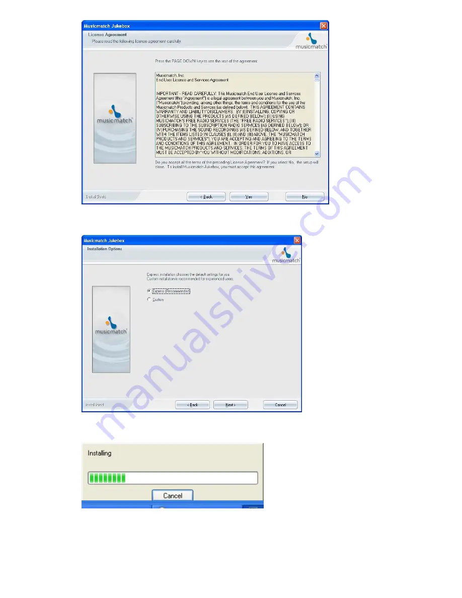 SanDisk MUSIC MATCH JUKEBOX 9.0 User Manual Download Page 2