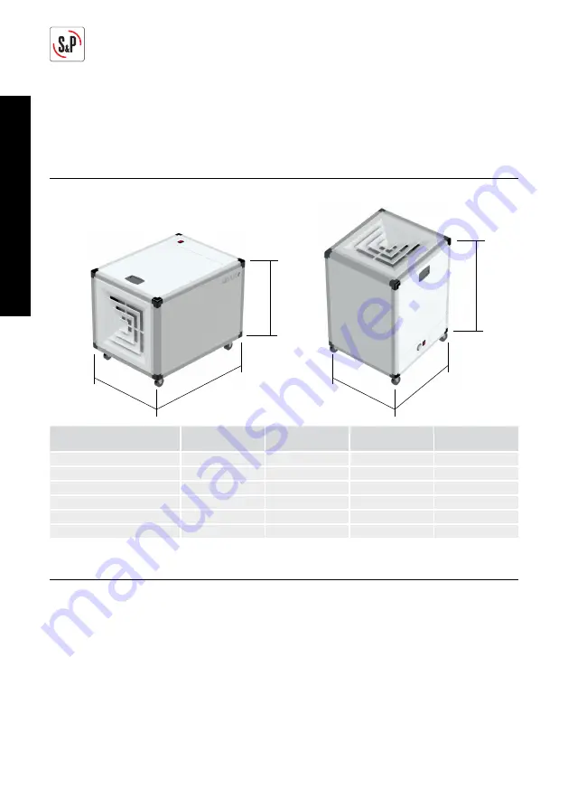 S&P AIRPUR PAP 350 CA H14 Manual Download Page 6